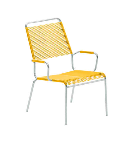 Rigi Spaghetti Salonsessel feuerverzinkt mit Armlehnen