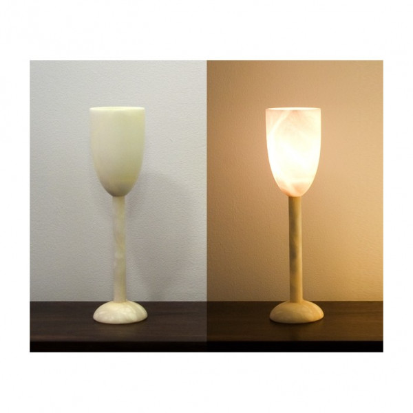 Alabasterlampe Kelch2