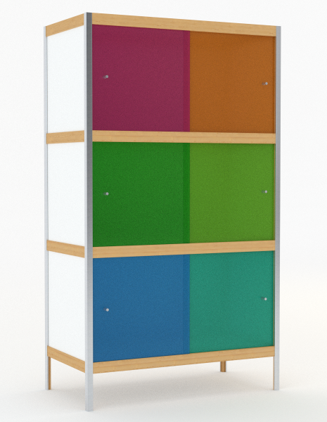 Kommode Moduloo 90x141 cm bunt