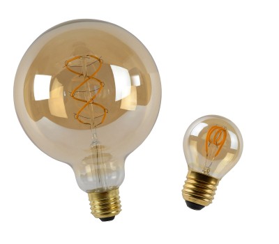 Glühfadenlampe Amber